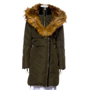 Mackage Small/med green winter fur “Trish” jacket